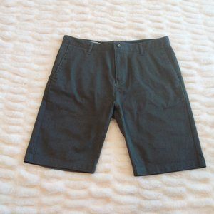 Men's Gray Volcom Dress Shorts Size 34